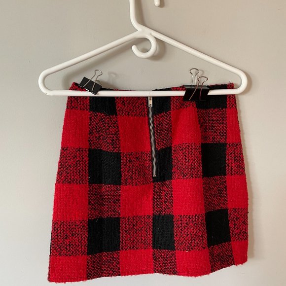 Plaid mini skirt - Picture 2 of 2